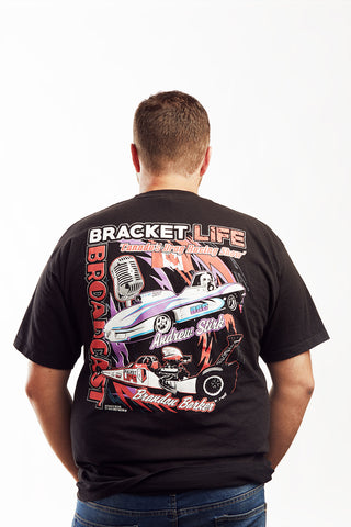 BracketLife Broadcast T-Shirt – Drag Racing Shirt – BracketLife Brand