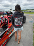 Jet Black Heather Dialed-In Mentality Hoodie