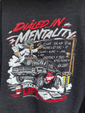 Jet Black Heather Dialed-In Mentality Hoodie