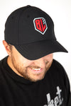 BracketLife crest logo embroidered on black hat