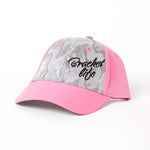 Ladies Pink Camo Hat