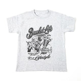 Youth Heather Grey Vintage T-Shirt