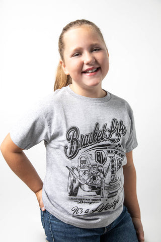 Youth Heather Grey Vintage T-Shirt
