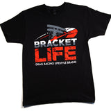 BracketLife drag racing logo shirt